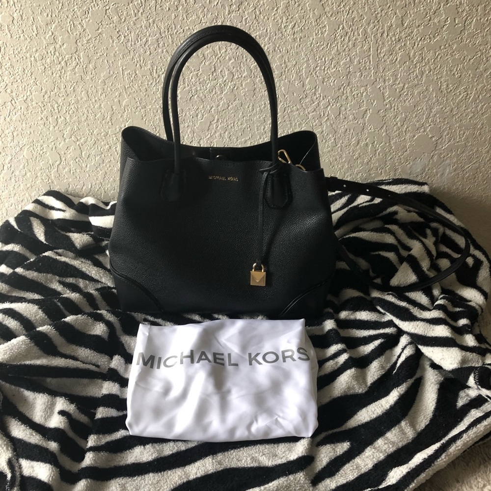 Michael Kors Black Leather Purse